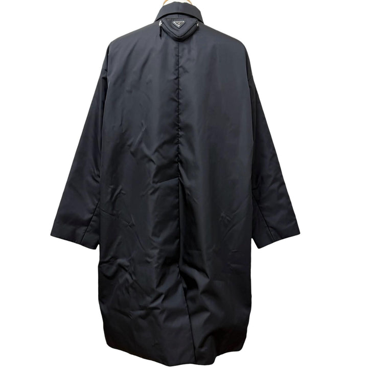Excellent PRADA coat Re-Nylon Triangle Logo Pouch Included black
