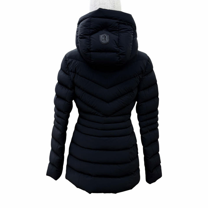 Great MACKAGE down coat PATSY-NFR Logo leather patch, black XS 5880000848