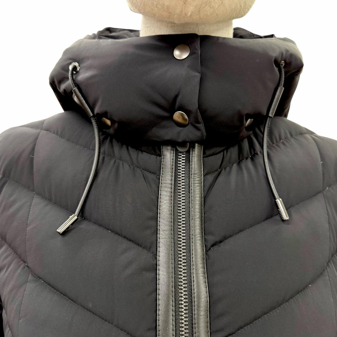 Great MACKAGE down coat PATSY-NFR Logo leather patch, black XS 5880000848