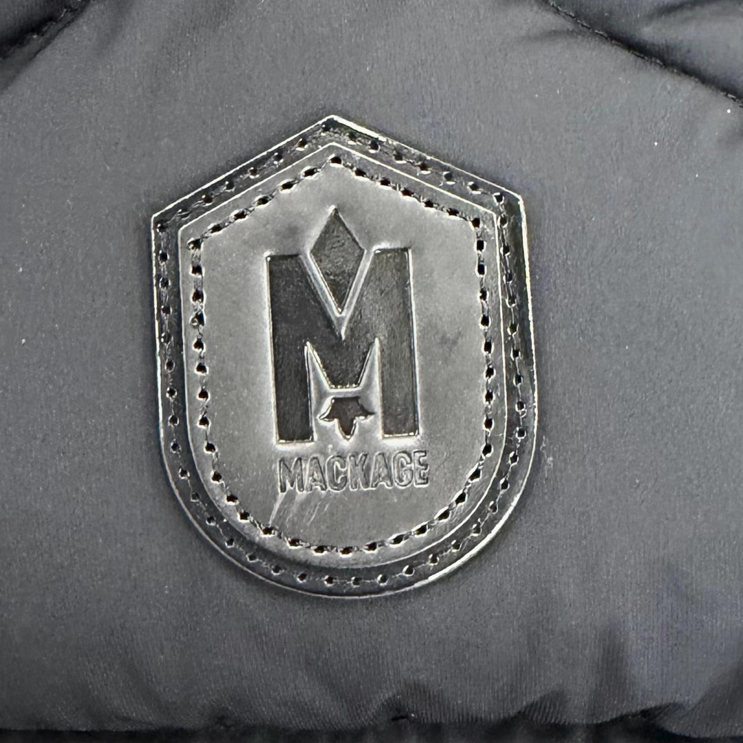 Great MACKAGE down coat PATSY-NFR Logo leather patch, black XS 5880000848