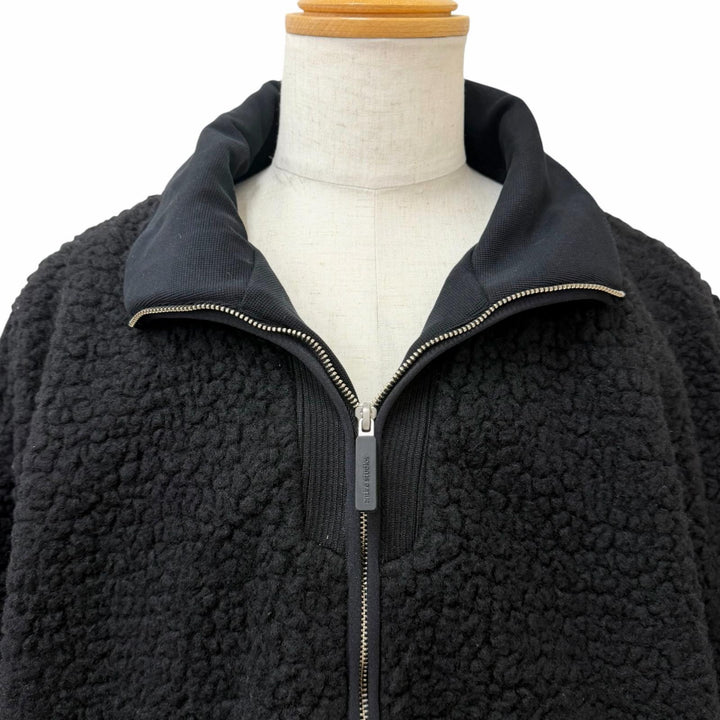 Great ENTIRE STUDIOS Jacket EF JACKET Bore fleece black recycled polyester