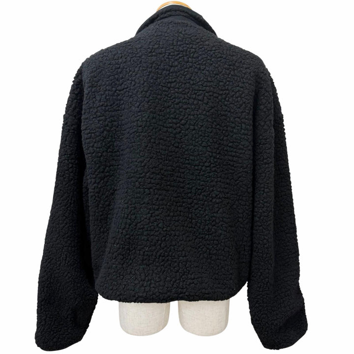 Great ENTIRE STUDIOS Jacket EF JACKET Bore fleece black recycled polyester