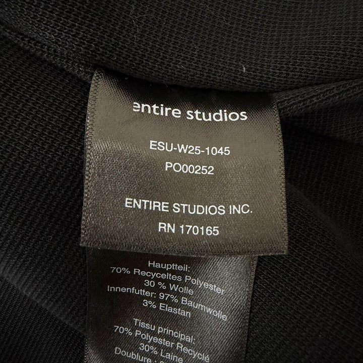 Great ENTIRE STUDIOS Jacket EF JACKET Bore fleece black recycled polyester