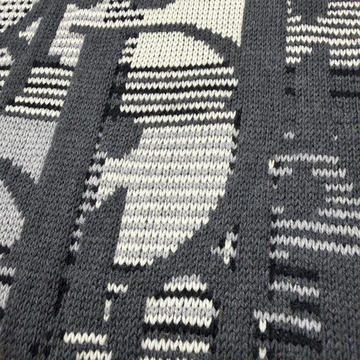 Excellent DIOR sweater gray wool mens L 213M658AT377