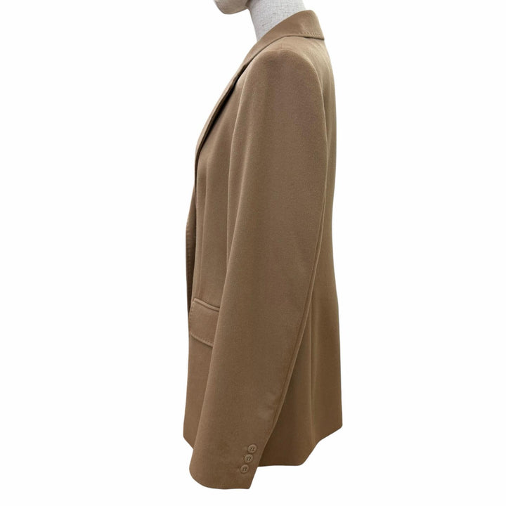 Excellent MAX MARA STUDIO Jacket beige Virgin wool Women 46 604606236