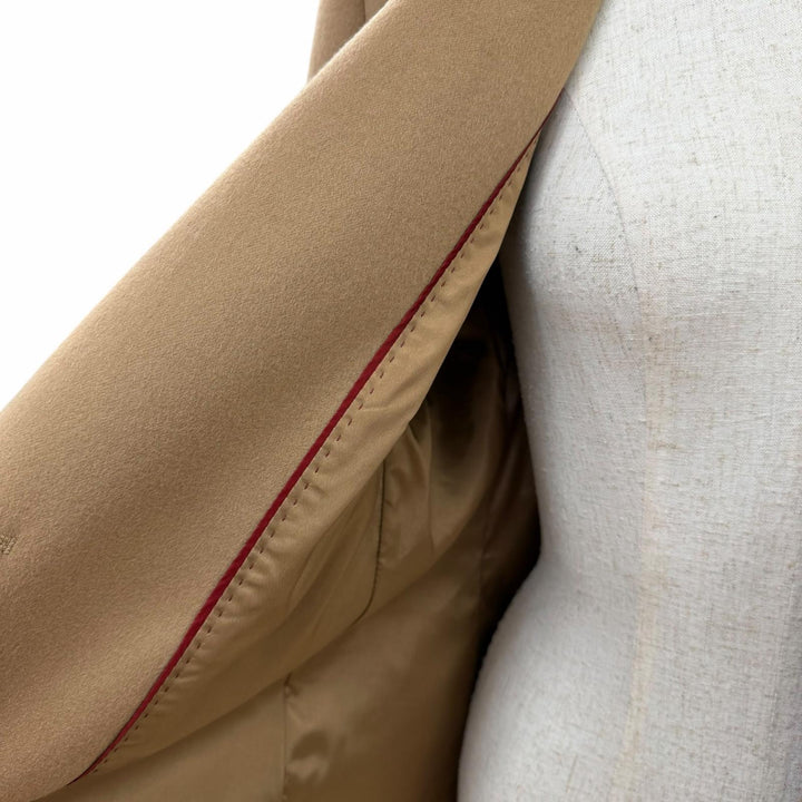 Excellent MAX MARA STUDIO Jacket beige Virgin wool Women 46 604606236