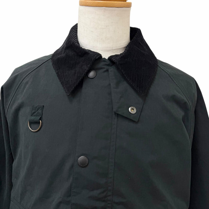 Excellent Barbour Coverall SPEY Corduroy collar, peach skin black cotton