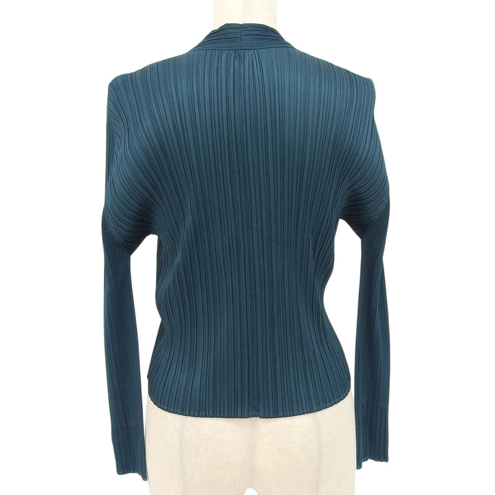 Excellent PLEATS PLEASE cardigan green polyester Women 3 PP31JO152