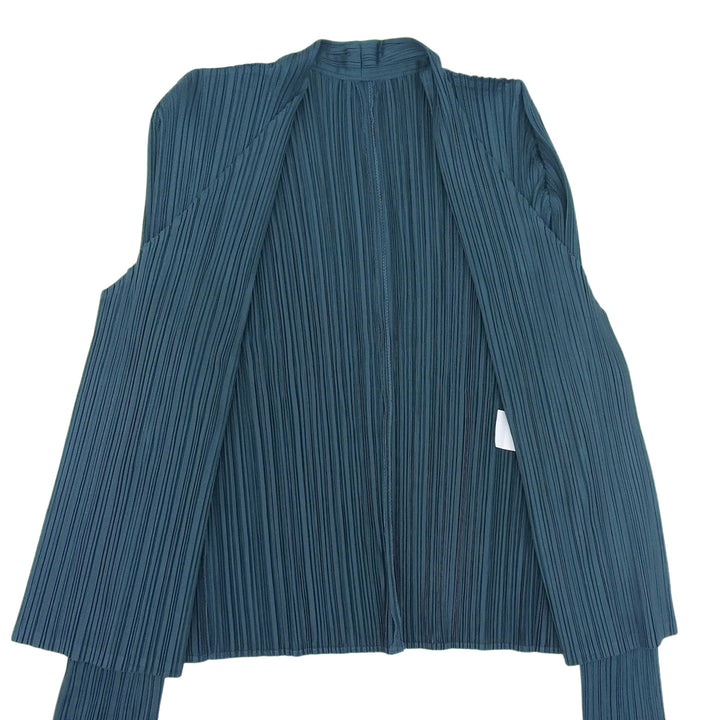 Excellent PLEATS PLEASE cardigan green polyester Women 3 PP31JO152