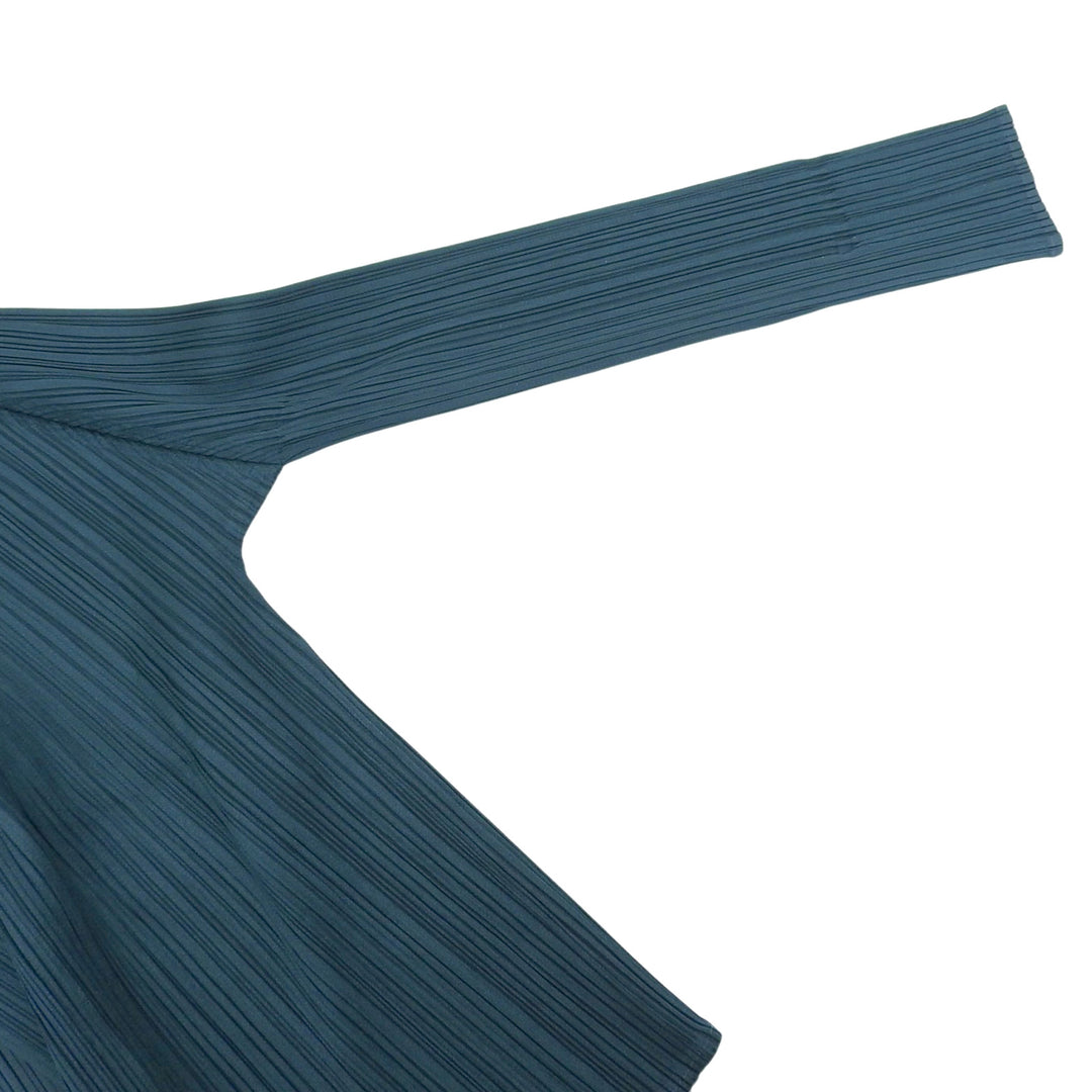 Excellent PLEATS PLEASE cardigan green polyester Women 3 PP31JO152