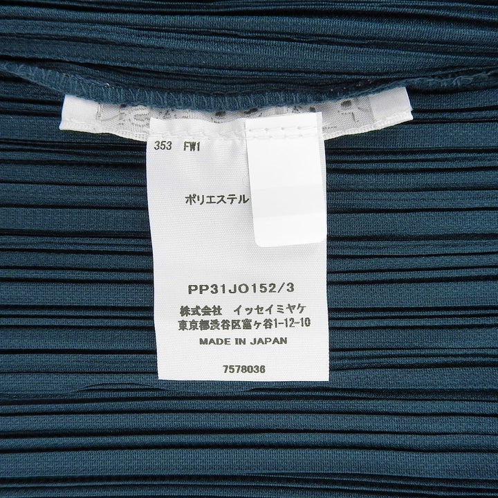 Excellent PLEATS PLEASE cardigan green polyester Women 3 PP31JO152