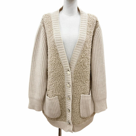 Excellent MARNI cardigan beige cashmere Women 40 CPMD0011Q0