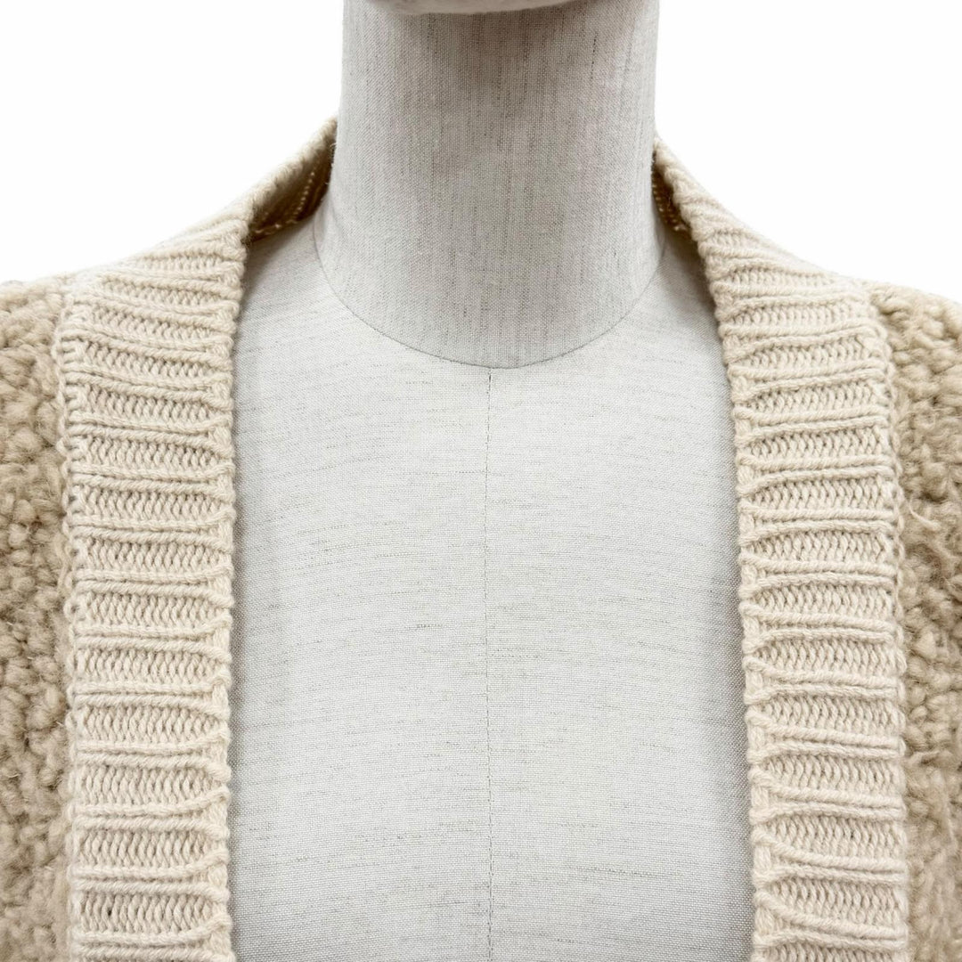 Excellent MARNI cardigan beige cashmere Women 40 CPMD0011Q0