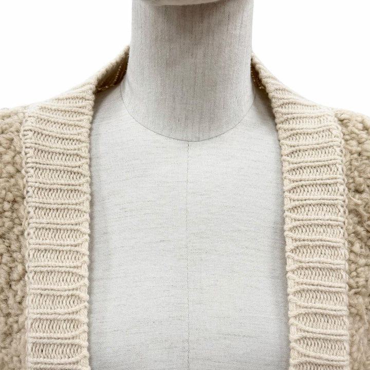 Excellent MARNI cardigan beige cashmere Women 40 CPMD0011Q0