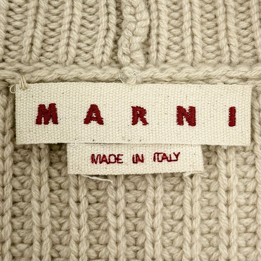 Excellent MARNI cardigan beige cashmere Women 40 CPMD0011Q0