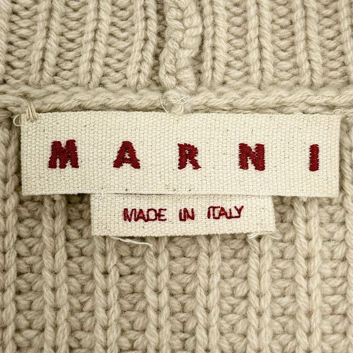 Excellent MARNI cardigan beige cashmere Women 40 CPMD0011Q0