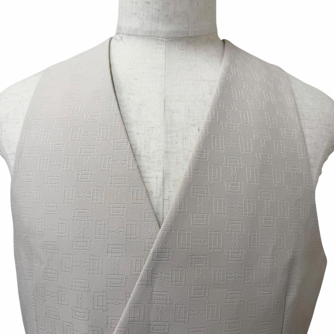 Pristine GUCCI Best Horsebit patterned vest beige