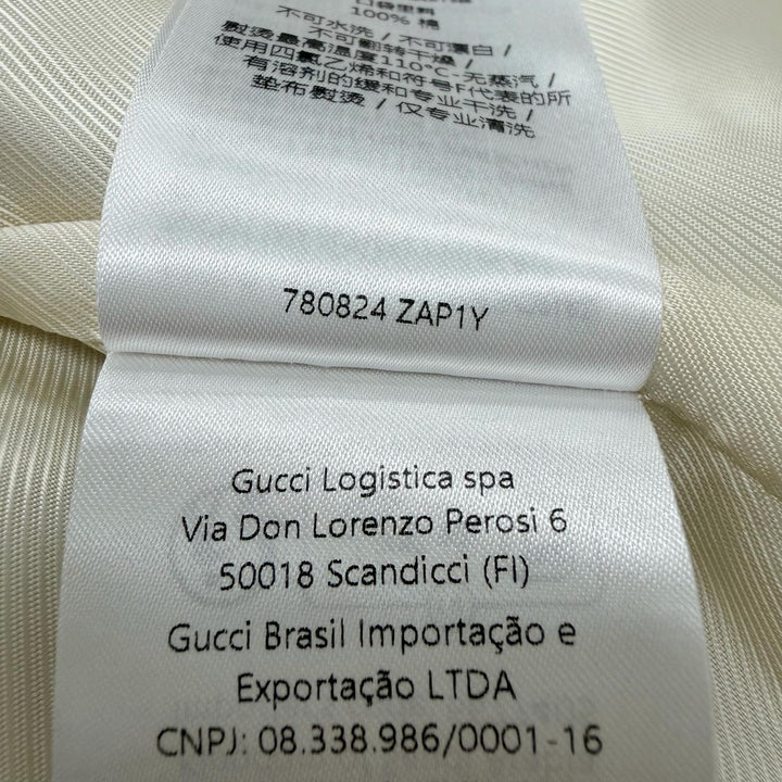 Pristine GUCCI Best Horsebit patterned vest beige