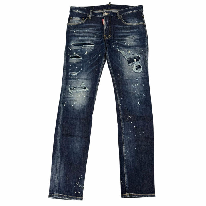 Discounted Great DSQUARED2 Denim pants Super Twinky Jean Damage processing Indigo