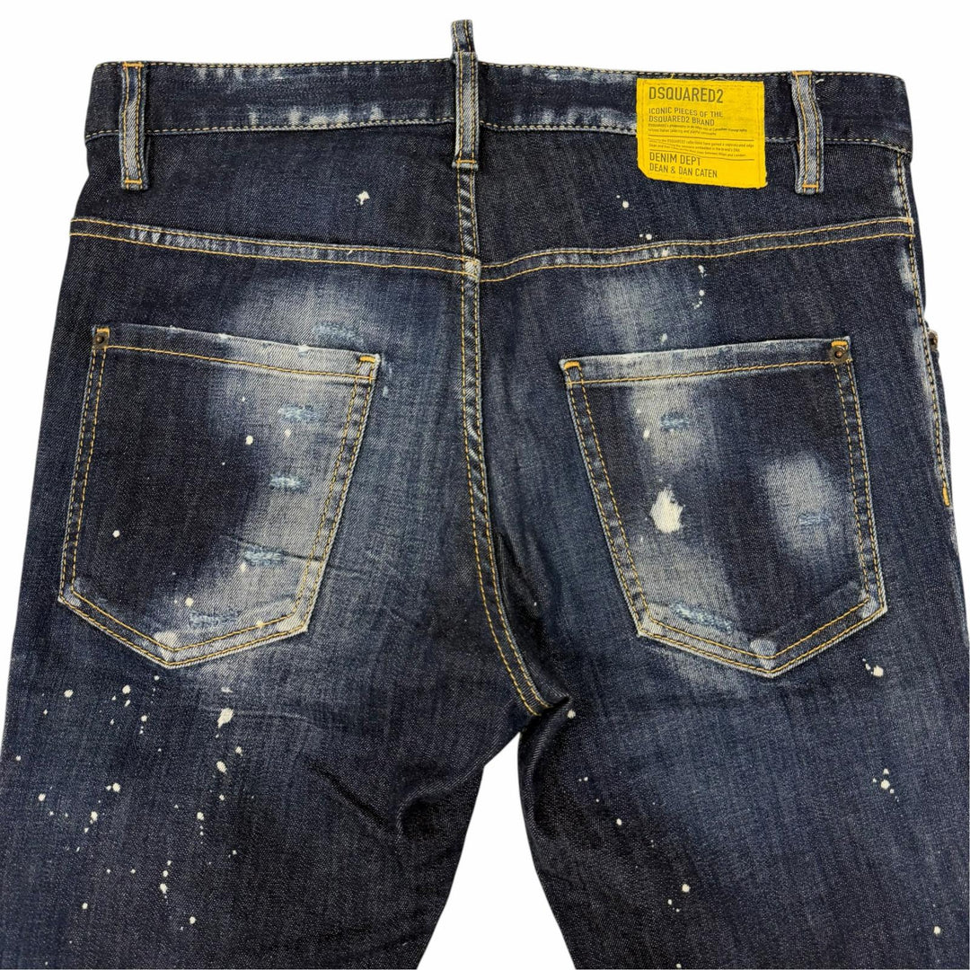 Discounted Great DSQUARED2 Denim pants Super Twinky Jean Damage processing Indigo