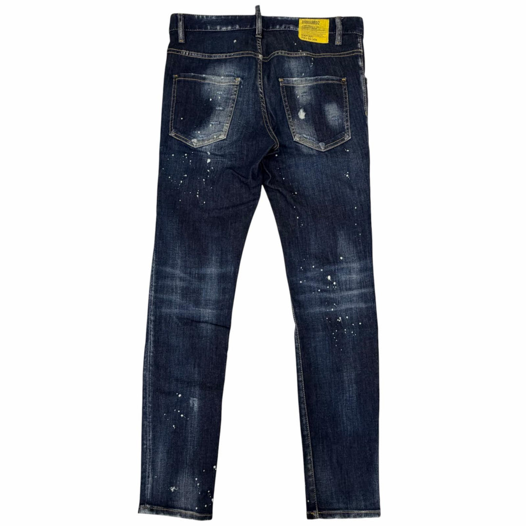 Discounted Great DSQUARED2 Denim pants Super Twinky Jean Damage processing Indigo