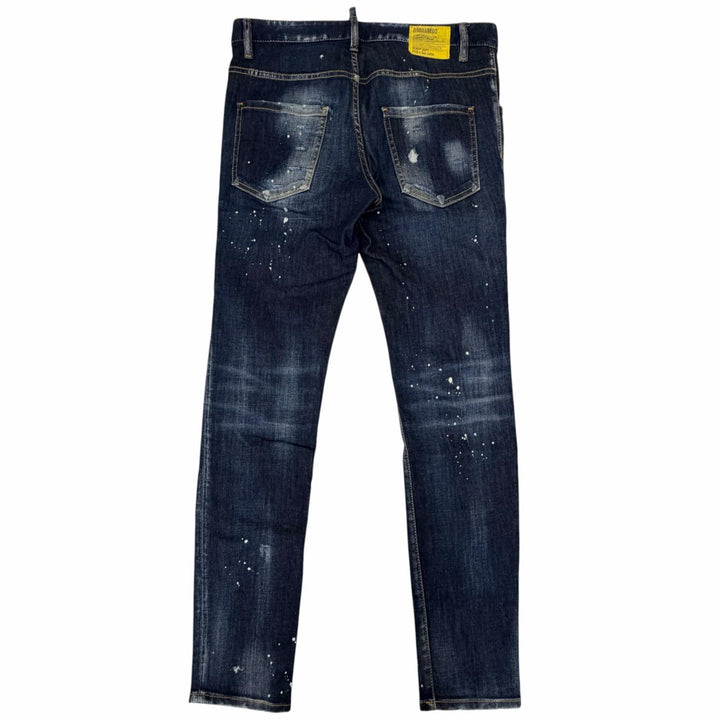 Discounted Great DSQUARED2 Denim pants Super Twinky Jean Damage processing Indigo