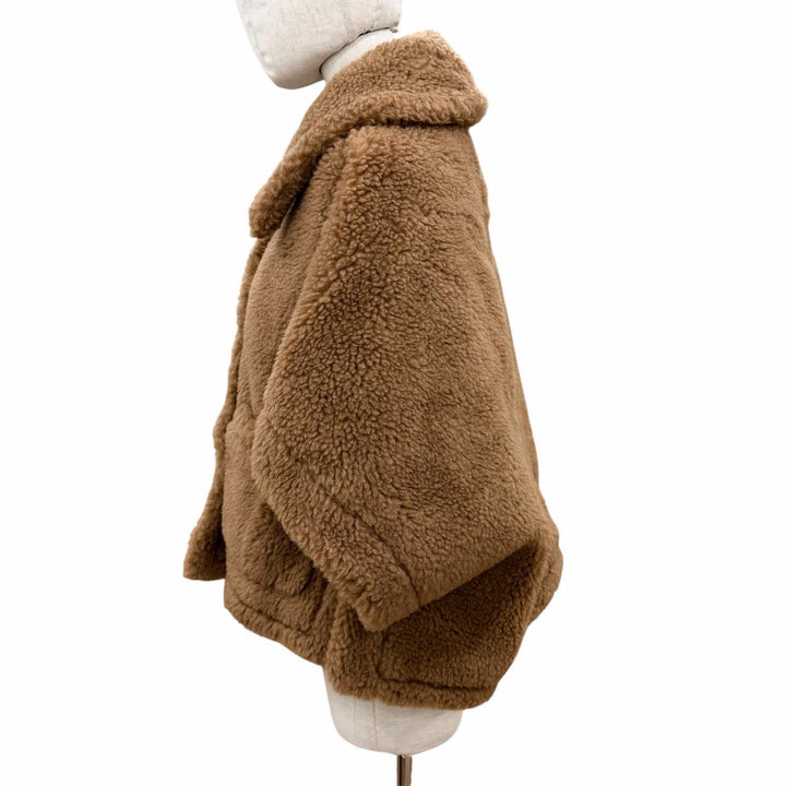 Excellent Max Mara coat Teddy bear Brown Camel Women 25247360226