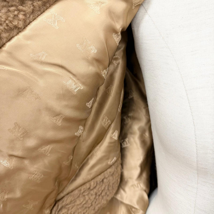 Excellent Max Mara coat Teddy bear Brown Camel Women 25247360226
