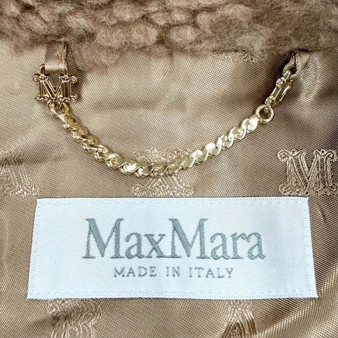 Excellent Max Mara coat Teddy bear Brown Camel Women 25247360226