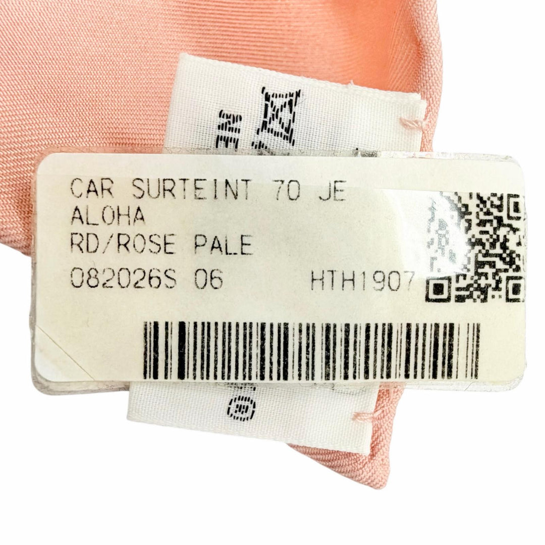 Pristine HERMES scarf ALOHA Carre 70 pink silk Women 082026S