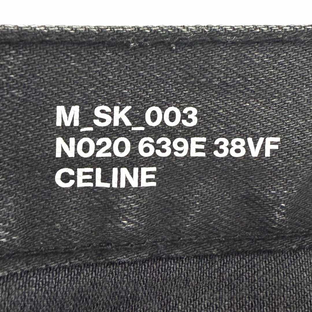 Discounted Great CELINE Denim pants jeans black cotton mens 30 N20 639E38VF