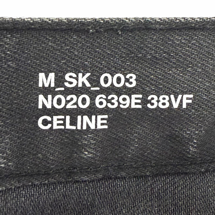 Discounted Great CELINE Denim pants jeans black cotton mens 30 N20 639E38VF