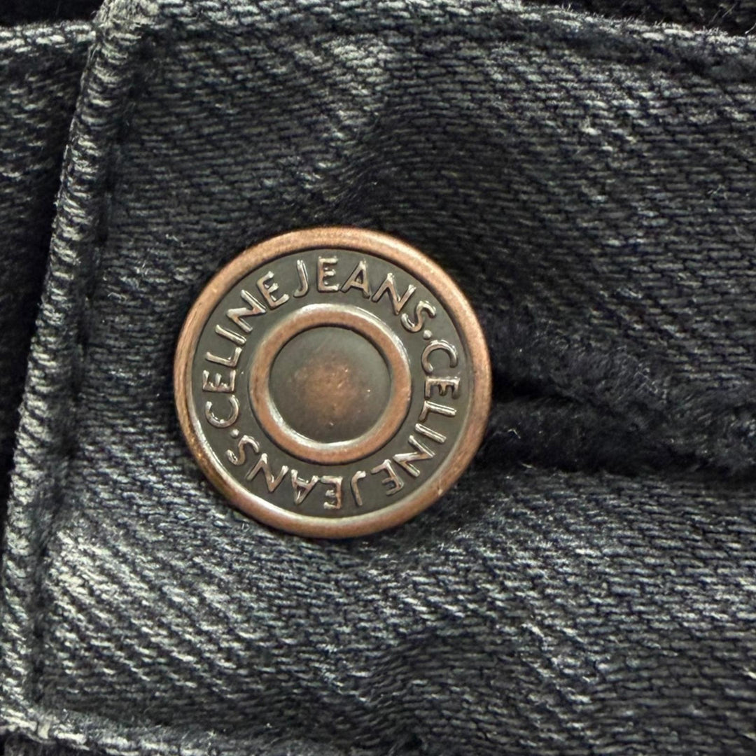 Discounted Great CELINE Denim pants jeans black cotton mens 30 N20 639E38VF