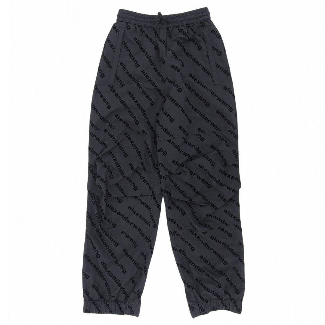 Great Alexander Wang Pants Brand logo all-over pattern black XXS UWC4224056