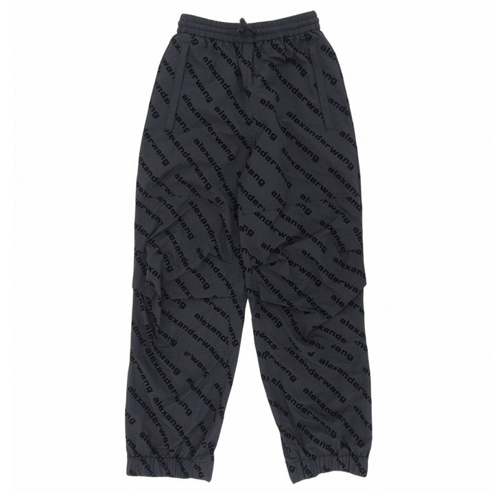 Great Alexander Wang Pants Brand logo all-over pattern black XXS UWC4224056