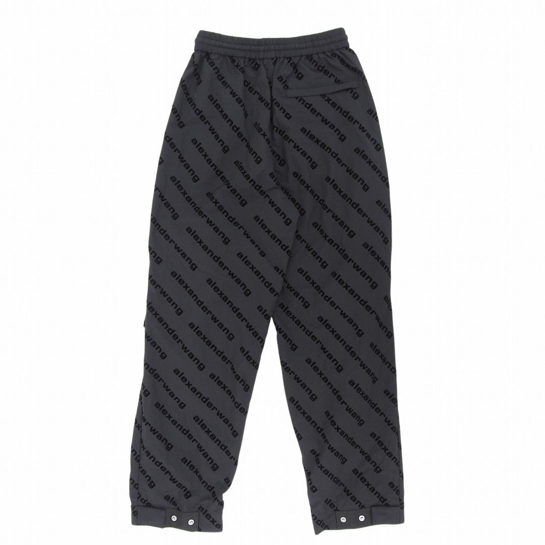 Great Alexander Wang Pants Brand logo all-over pattern black XXS UWC4224056