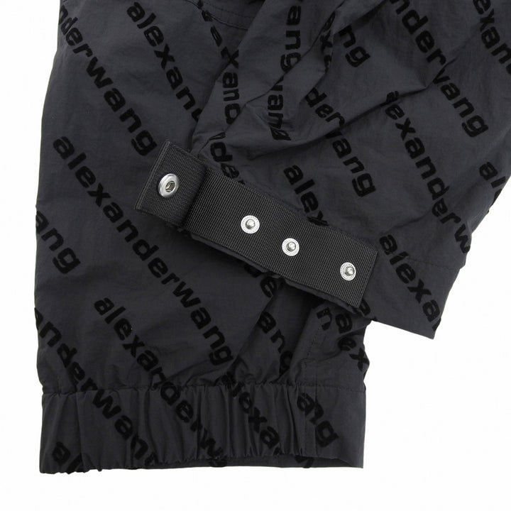 Great Alexander Wang Pants Brand logo all-over pattern black XXS UWC4224056
