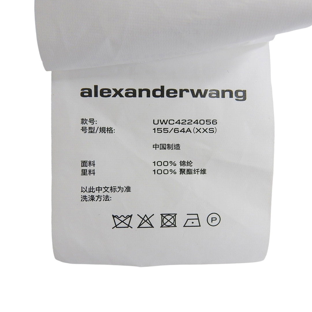 Great Alexander Wang Pants Brand logo all-over pattern black XXS UWC4224056