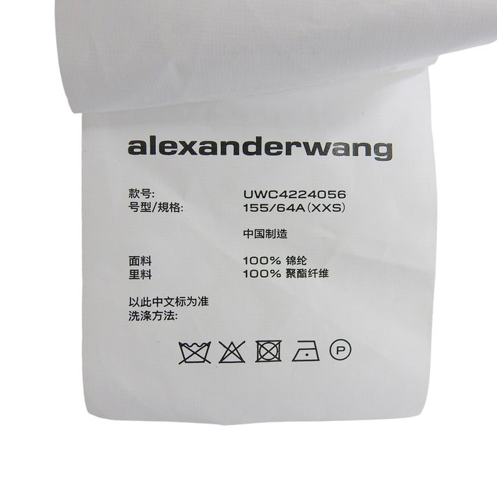 Great Alexander Wang Pants Brand logo all-over pattern black XXS UWC4224056