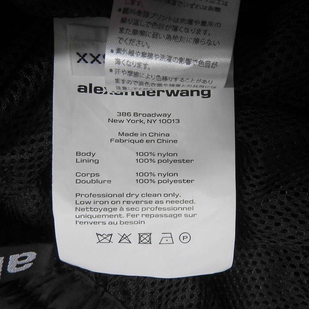 Great Alexander Wang Pants Brand logo all-over pattern black XXS UWC4224056