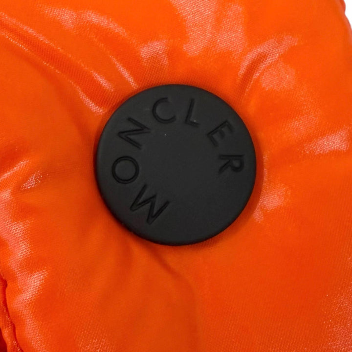 Excellent MONCLER GRENOBLE sweater Cable knit Orange wool