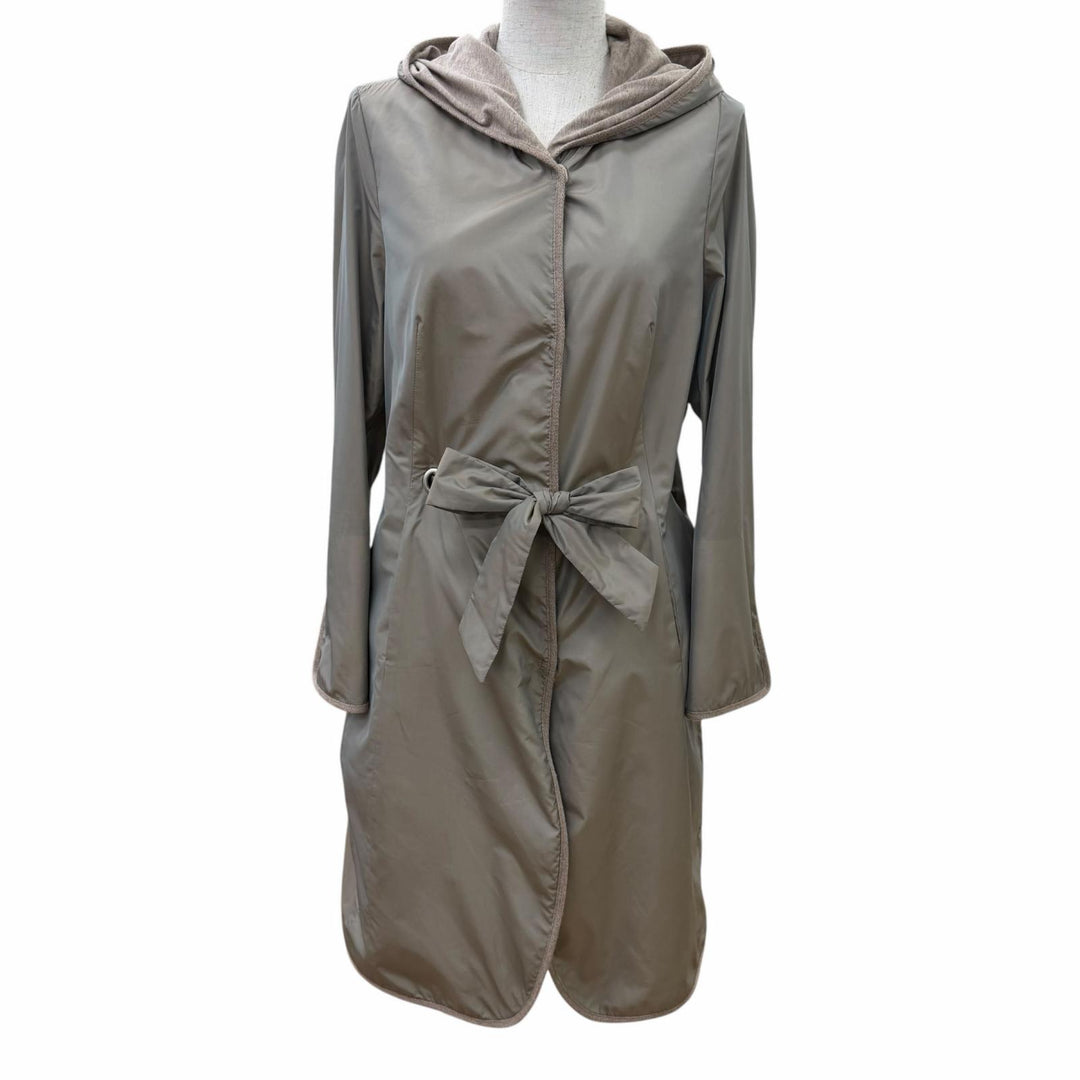 Excellent Brunello Cucinelli coat Hooded with belt Gurege Women 44 DD51418