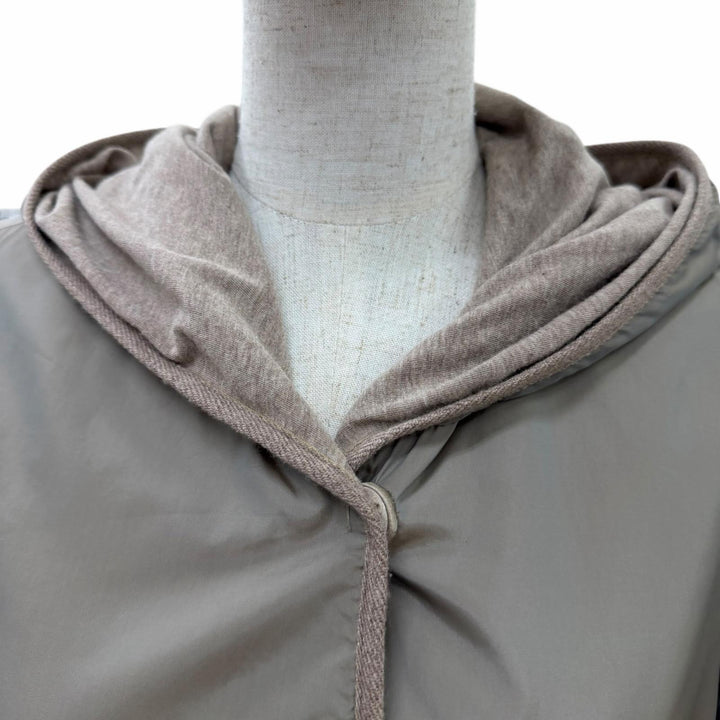 Excellent Brunello Cucinelli coat Hooded with belt Gurege Women 44 DD51418