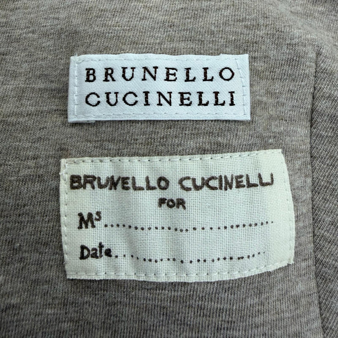 Excellent Brunello Cucinelli coat Hooded with belt Gurege Women 44 DD51418