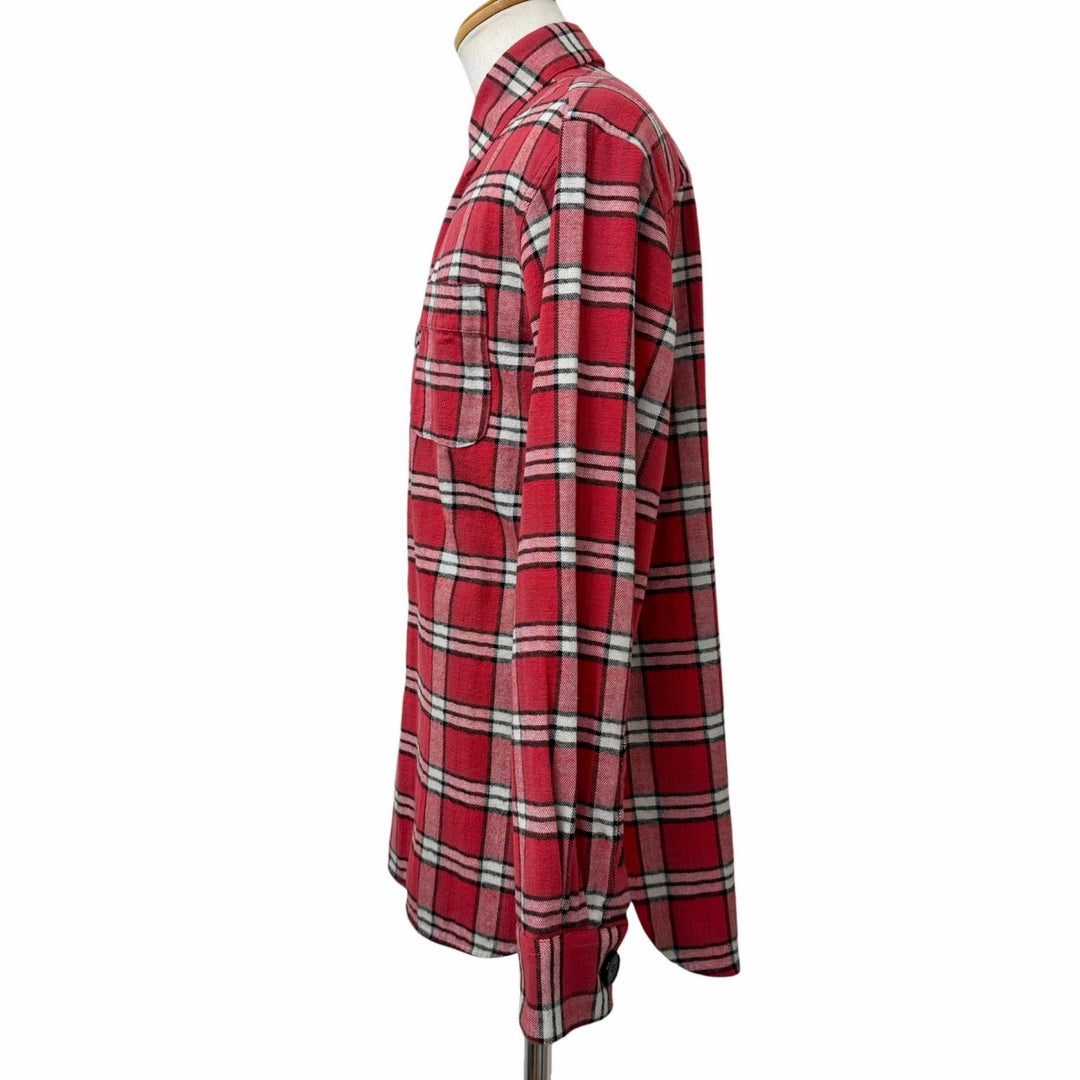 Great MARNI Long sleeve shirt Oversize Red cotton mens 46 CUMU0119A0