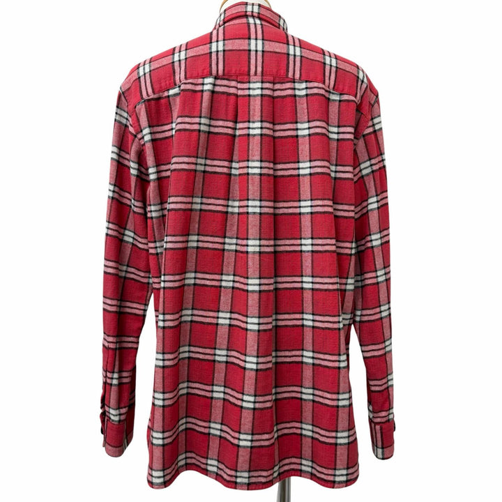 Great MARNI Long sleeve shirt Oversize Red cotton mens 46 CUMU0119A0