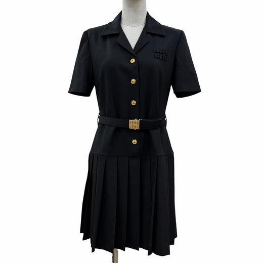 Excellent MIUMIU one piece black Virgin wool Women 40 MF5621