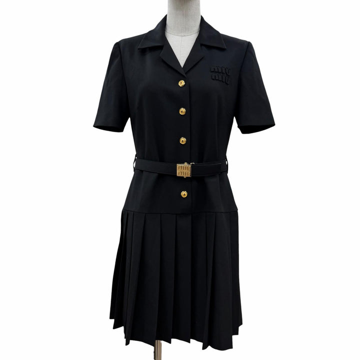 Excellent MIUMIU one piece black Virgin wool Women 40 MF5621