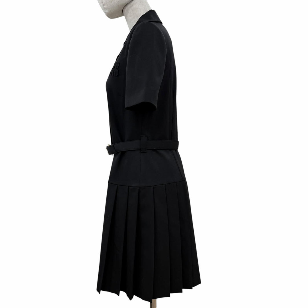 Excellent MIUMIU one piece black Virgin wool Women 40 MF5621