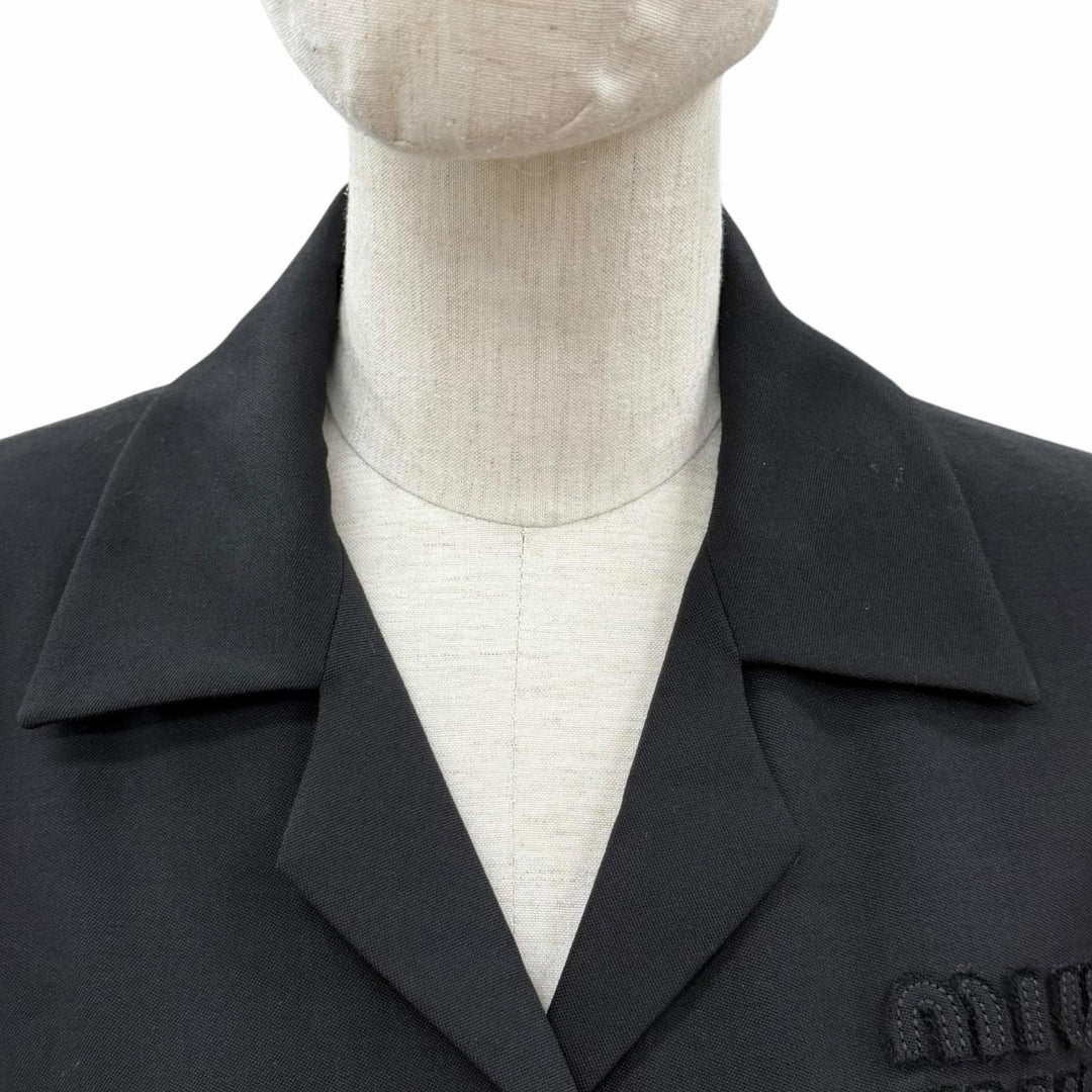 Excellent MIUMIU one piece black Virgin wool Women 40 MF5621